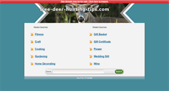 Desktop Screenshot of free-deer-hunting-tips.com